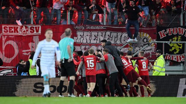 红魔驯服大黑马，13年后又有德乙球队进德国杯决赛